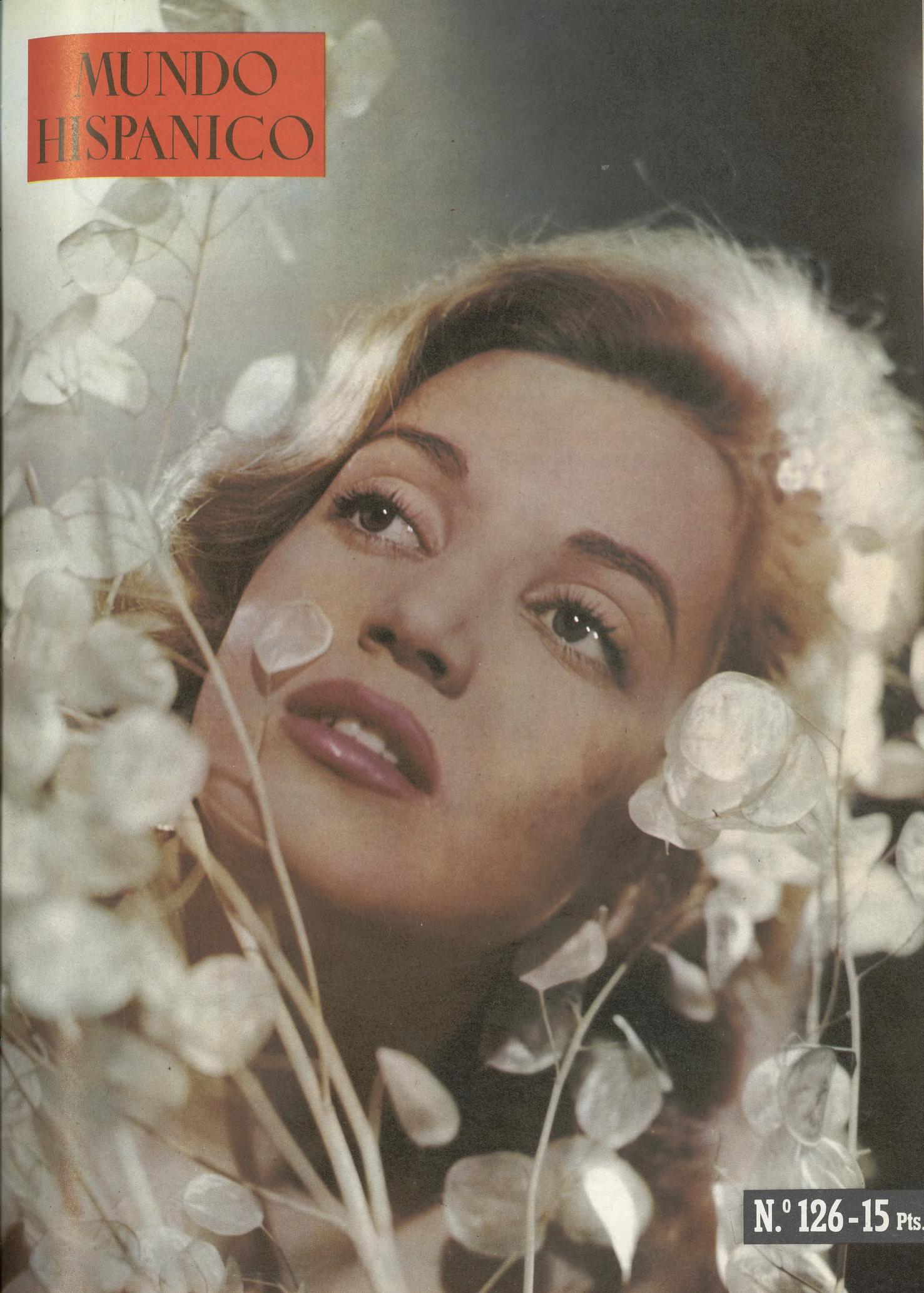 MUNDO HISPANICO magazine side cover Issue 126  September 1958